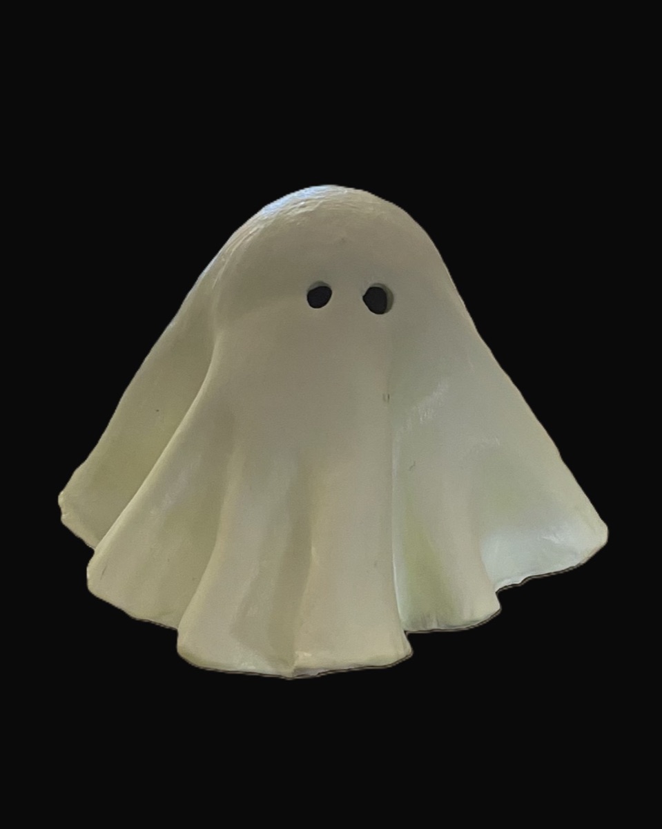 Glow-in-the-Dark Ceramic Ghost