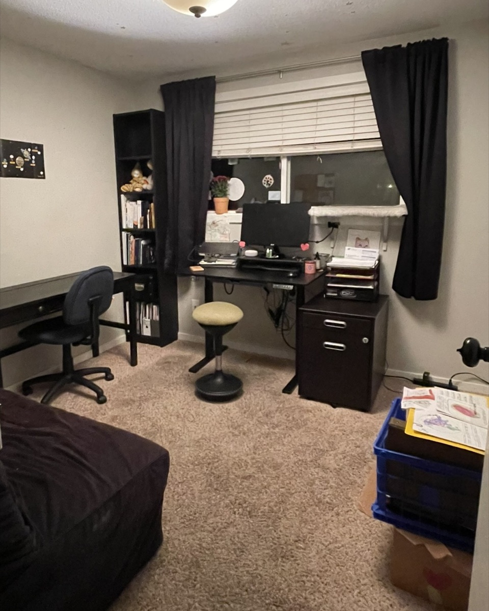 Home Office after organizing