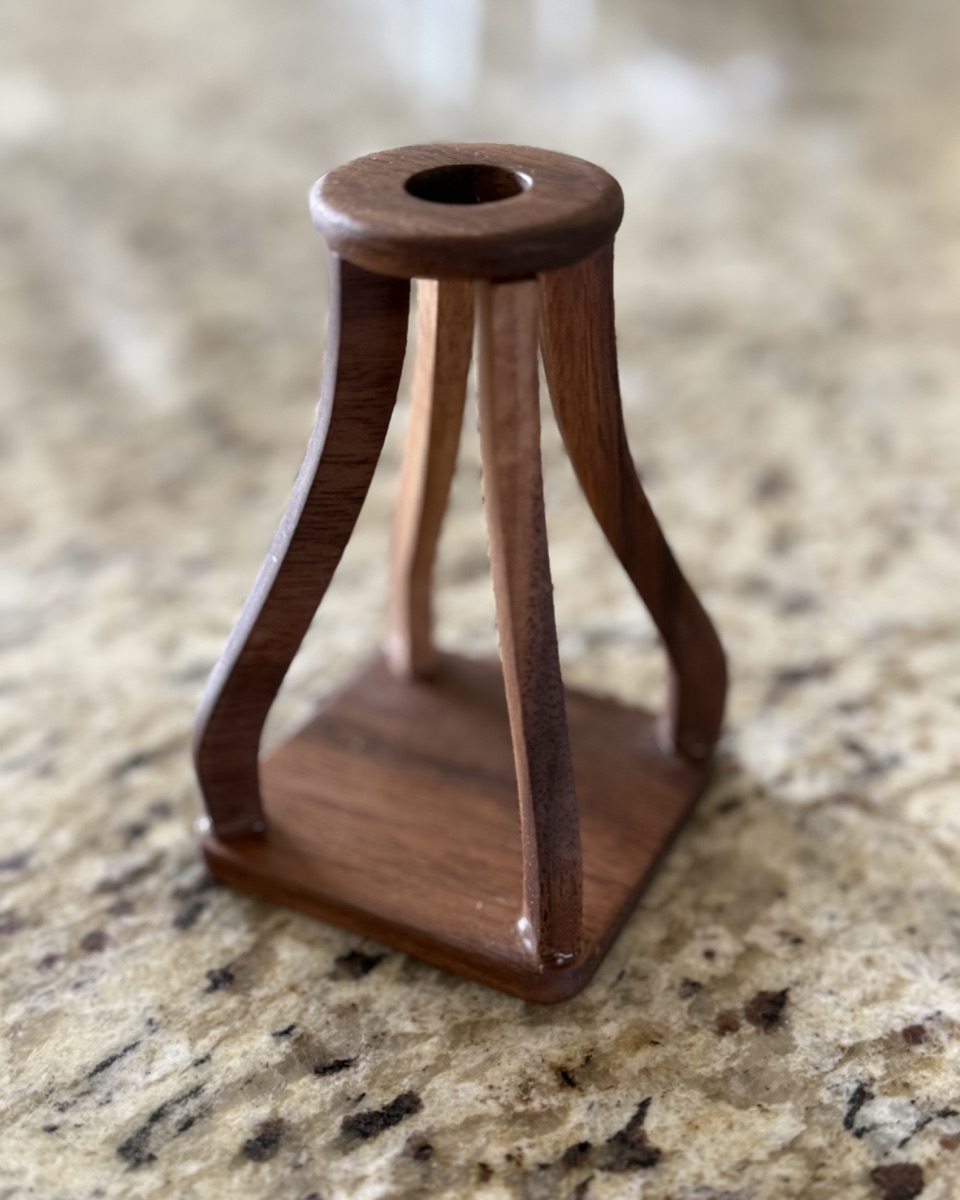 Walnut Mini Vase